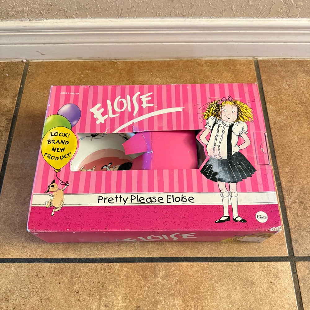 Eloise Pretty Please 3-Piece Porcelain Set Essex Collection Plate Bowl Mug